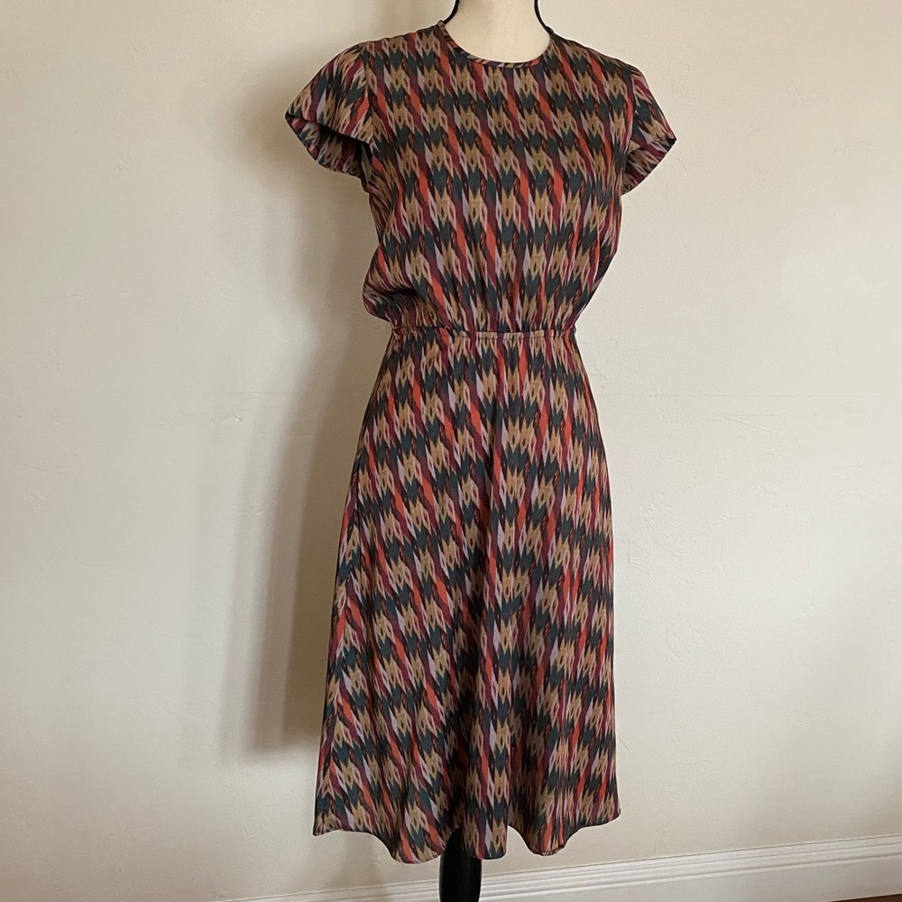 Isabel Marant Etoile Printed Cap Sleeve Dress